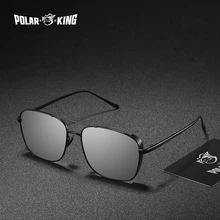 POLARKING Бренд Стильный Стимпанк Металлический Каркас Поляризованные Солнцезащитные Очки Для Мужчин Вождения Солнцезащитные Очки Для Путешествий Рыбалка Очки