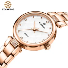 STARKING 2017 Mode Femmes Robe Montres De Luxe de Femmes Casual Dames Strass Quartz Montres-bracelets Relogio Feminino