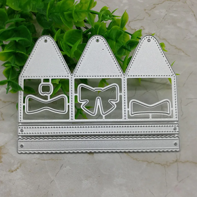 

LIRUIKA Carbon Steel Die Cutting Dies DIY Decorative Candy Basket Die Cutter House Shape Beatiful Cutting Dies On Sales