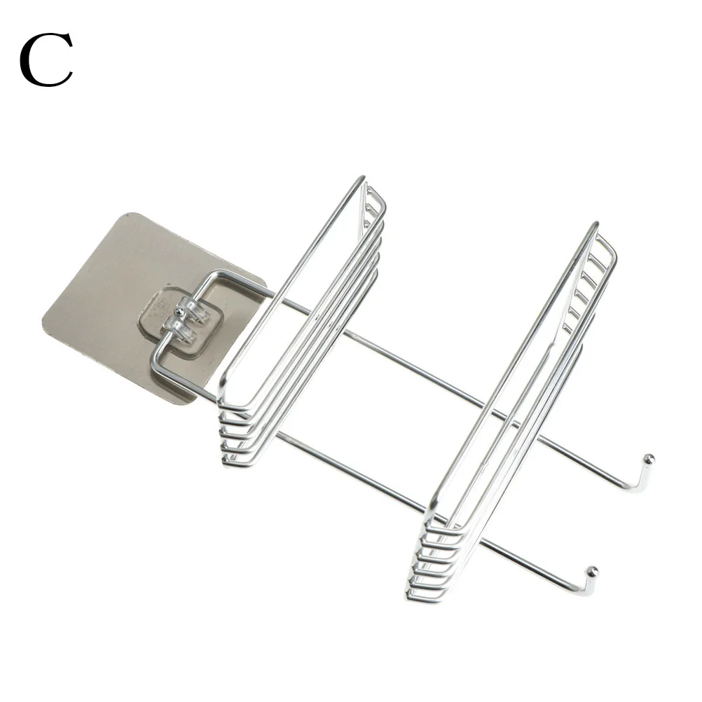 Многофункциональная подставка для мыла, органайзер для раковины на присоске, полка для ванной комнаты, Настенная присоска, губки, корзина для хранения, кухонный держатель для мыльницы - Цвет: C