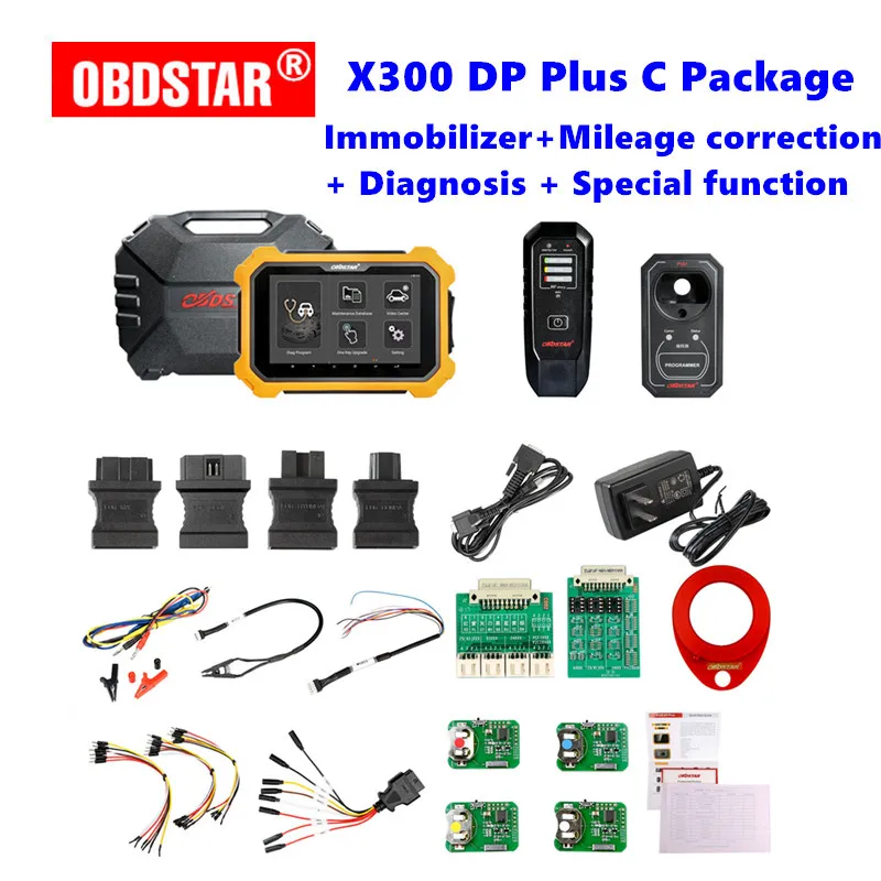 

OBDSTAR X300 DP Plus X300 PAD2 C Package Full Version 8inch Tablet Support ECU Programming and for Toyota Smart Key