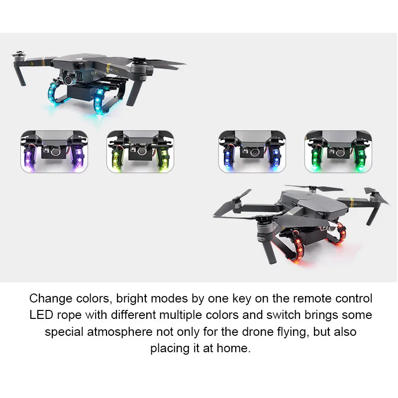 STARTRC DJI Mavic pro цветной светодиодный Расширенный шасси для mavic platinum drone аксессуары