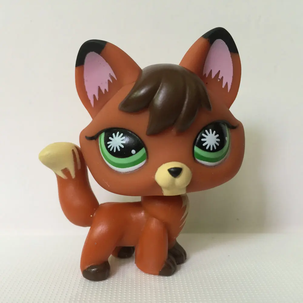 

Littlest Pet Fox Dog Brown Cute Figure Toy Loose Gift For Child Girl FD604