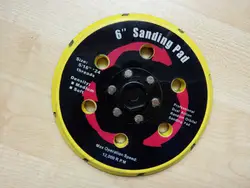 2 шт./лот 15 Отверстия 6 дюймов/150 мм полировки пластины подходят RUPES полировщик с вакуум, шлифовальный диск для электрических sander 6"