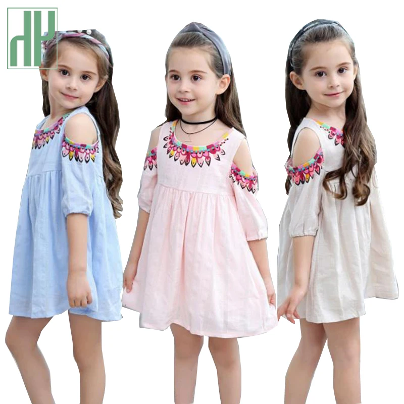 

Children Toddler Girls Summer Dress Flower Off Shoulder Tutu Dress Kids Girls Frocks Little Girl Prom Dress 4 To 5 8 10years