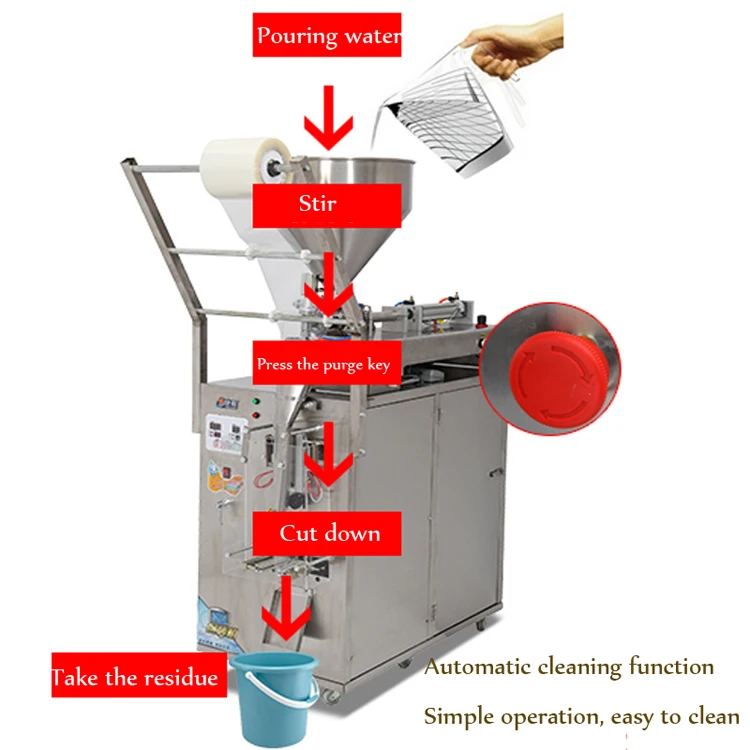 Автоматическая машина для упаковки жидкой продукции соус заправка машина запечатывания меда жидкое Вино Масло Чили разливочная машина 220 V/110 V