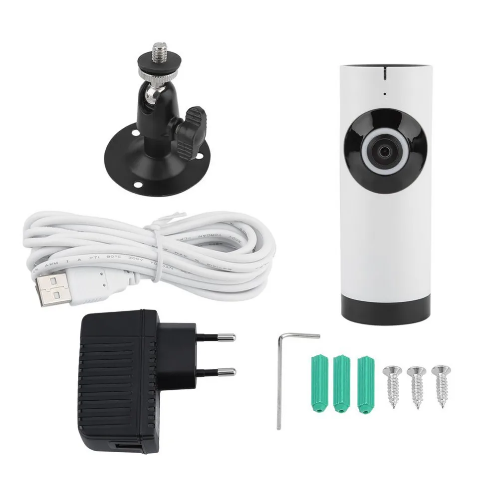

Newest 180 Degree Network Panoramic Camera HD 720p Wifi IP Camera Smart CCTV Camera Durable Home Secuity System EU Plug