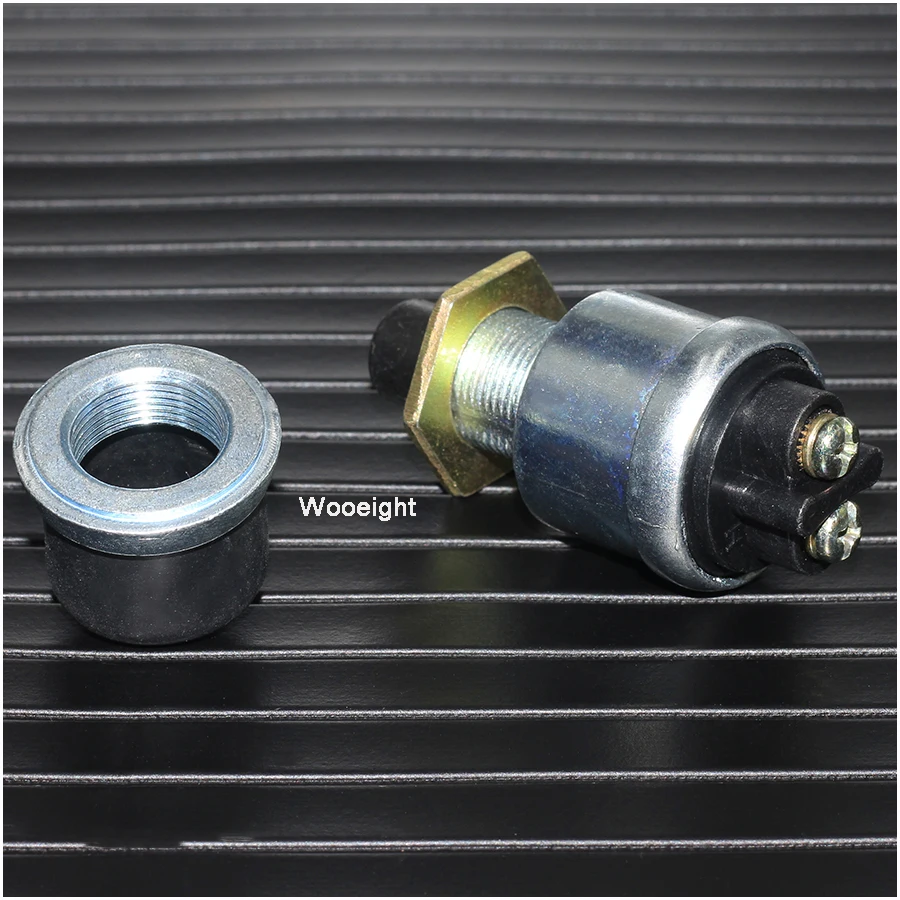 Wooeight Waterproof Car Boat Track Engine Switch Horn Push Button Start Starter 60A 12VDC  40A 24VDC Universal Ignition Switch (6)