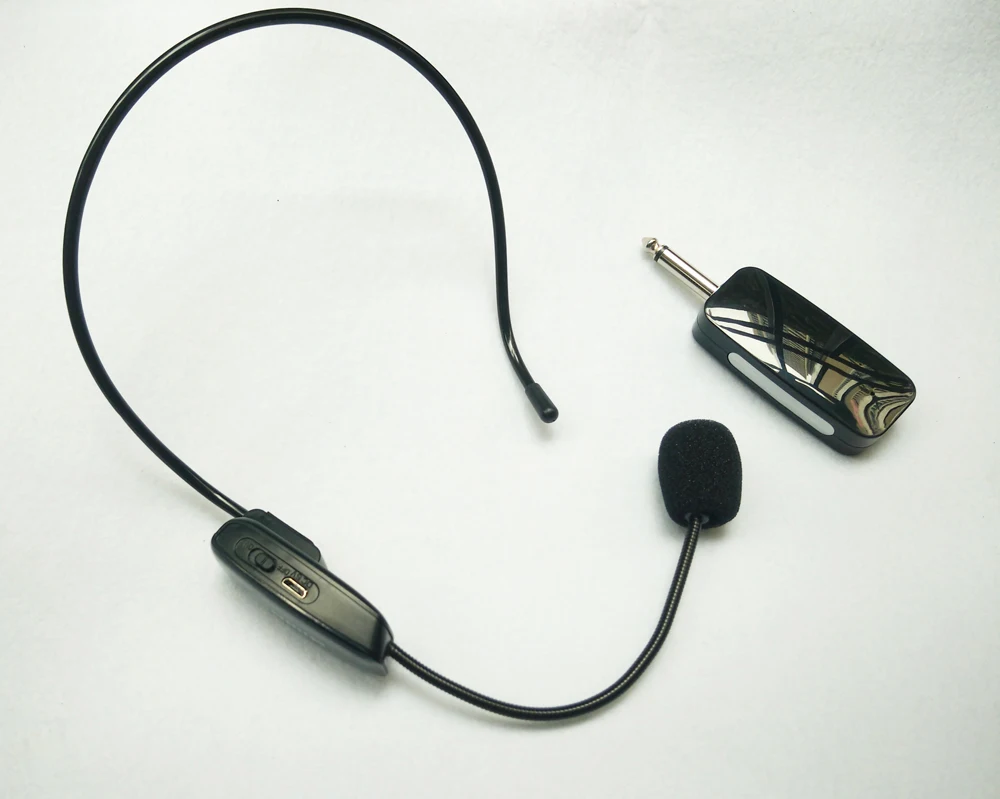 UHF band portable build in recharge battery TourGuide teacher headset