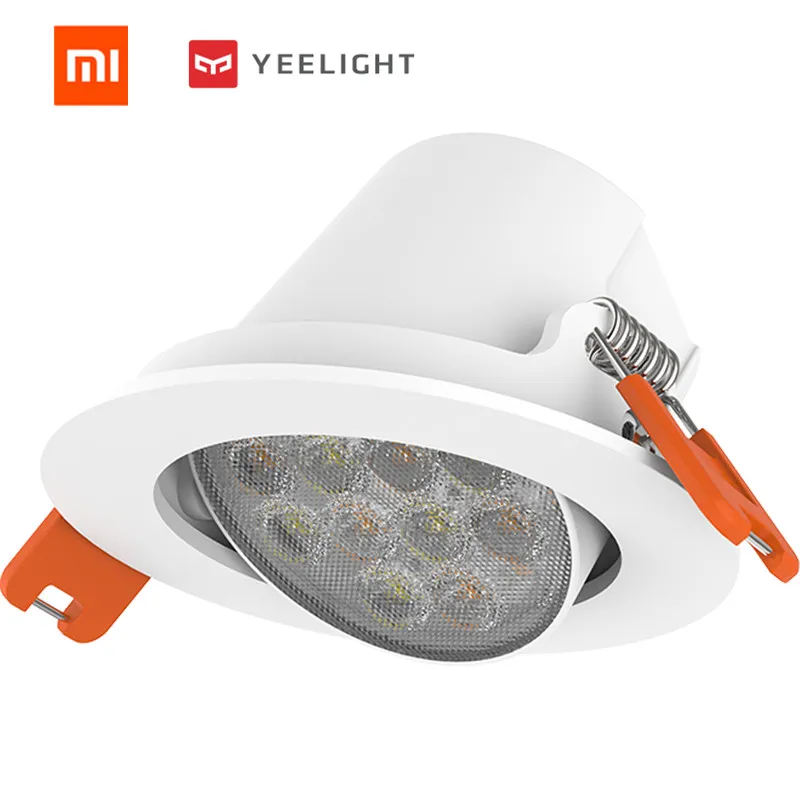 xiaomi mijia yee светильник Новейшая bluetooth сетчатая версия умный светильник лампочка и светильник вниз, точечный светильник, рабочий yee светильник шлюз - Цвет: smart Spotlight