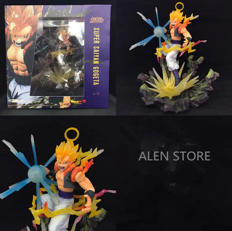 

19cm Dragonball Z Super Saiyan Vegetto Gogeta Figuarts Zero Collection DBZ Model Brinquedos Figurals Gift