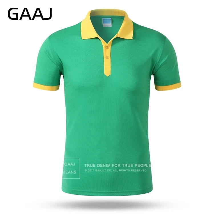 GAAJ, известный бренд, 10 цветов, 3XL, зеленый, красный, синий, розовый, Мужская рубашка поло, облегающие повседневные рубашки, одежда с коротким рукавом, рубашка 2VB4