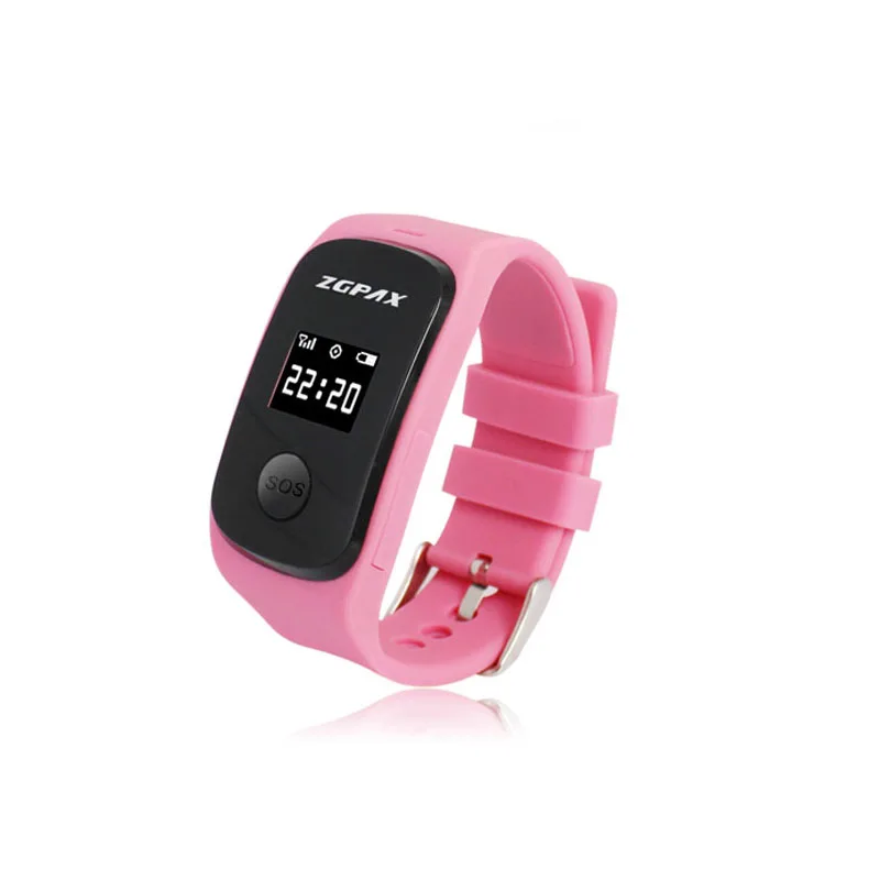 Детские gpssmart часы наручные часы трекер телефон часы helpwatch с sim-картой кнопка sos для пожилых - Цвет: Розовый