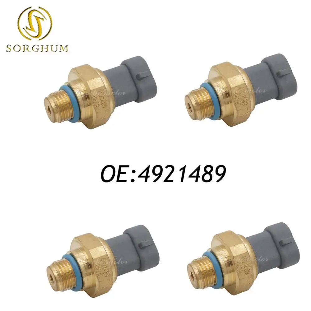 

New 4PCS Fuel Rail Pressure Regulator Sensor 4921489 for CUMMINS 4921493 4921495 3330141