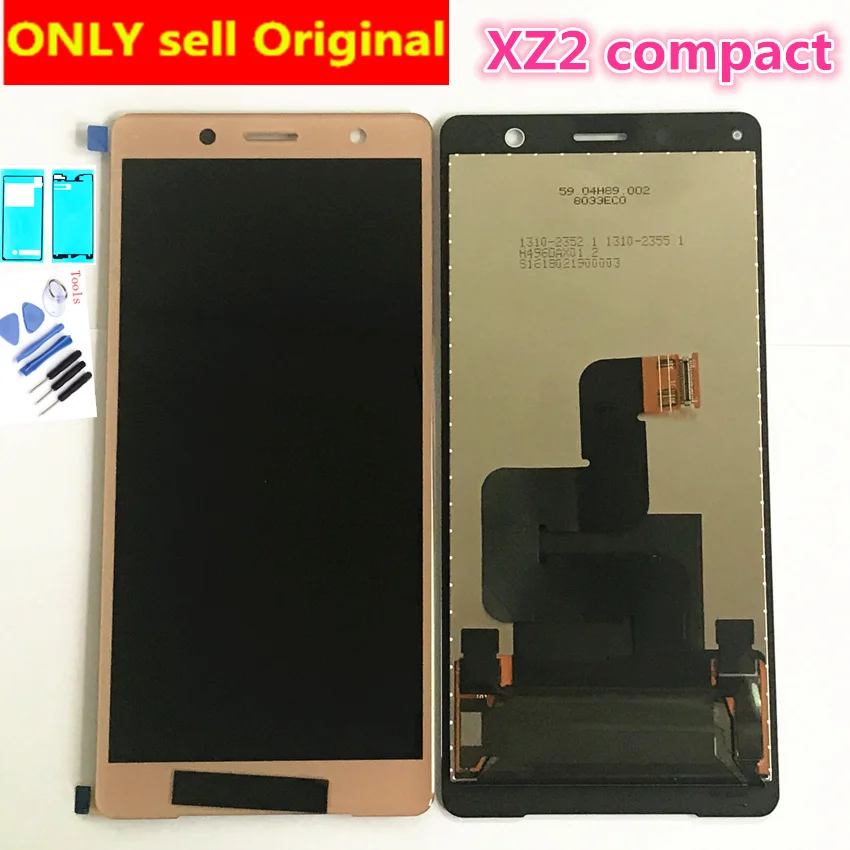 

For Sony Xperia XZ2 Compact/ XZ2 Mini H8314 LCD Display Touch Screen Assembly 4 Colors + Free Tools