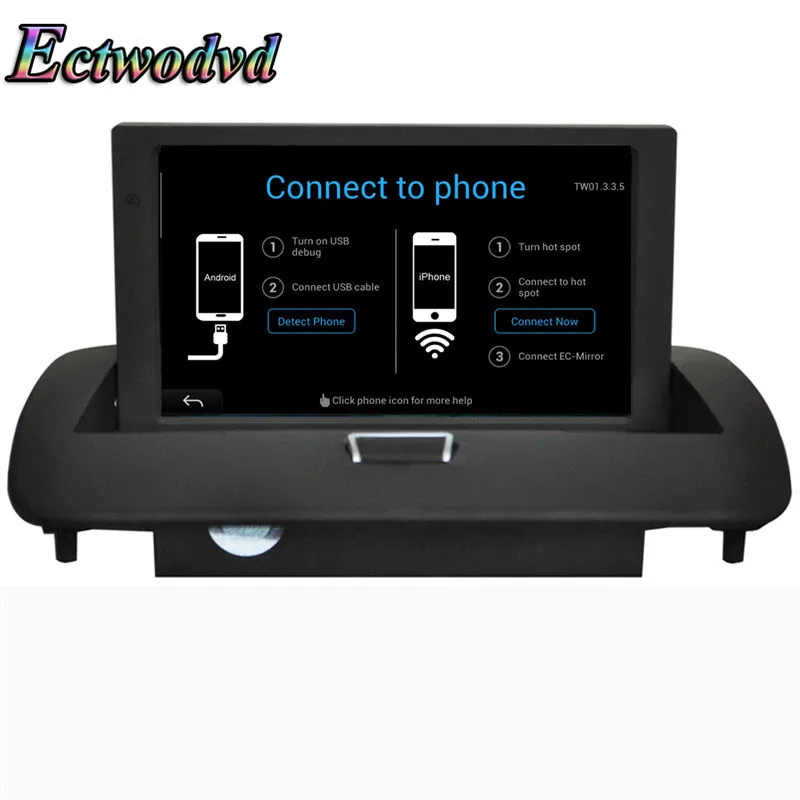 Ectwodvd 8 дюймов Восьмиядерный Android 8,1 автомобильный DVD gps-навигация, радио, стерео для Volvo C40/S40/S60/C30/C70/V50 2008-2012