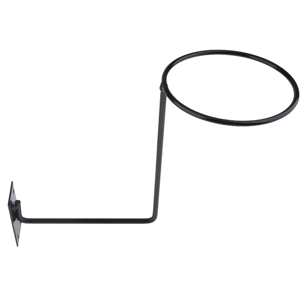 Helmet Hanger Wall Mount Display Rack Helmet Storage Holder Hanger Black