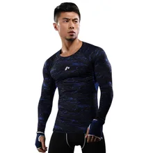 Модные футболки для бега мужские утягивающие футболки спортивные Леггинсы футболки Dri fit базовый слой Новинка#3F21
