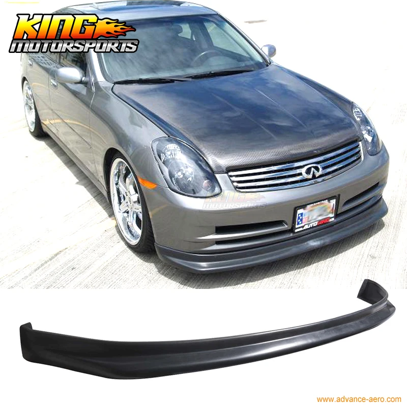 03-06 Fit For Infiniti G35 Coupe Ns PU Front Bumper Lip Spoiler
