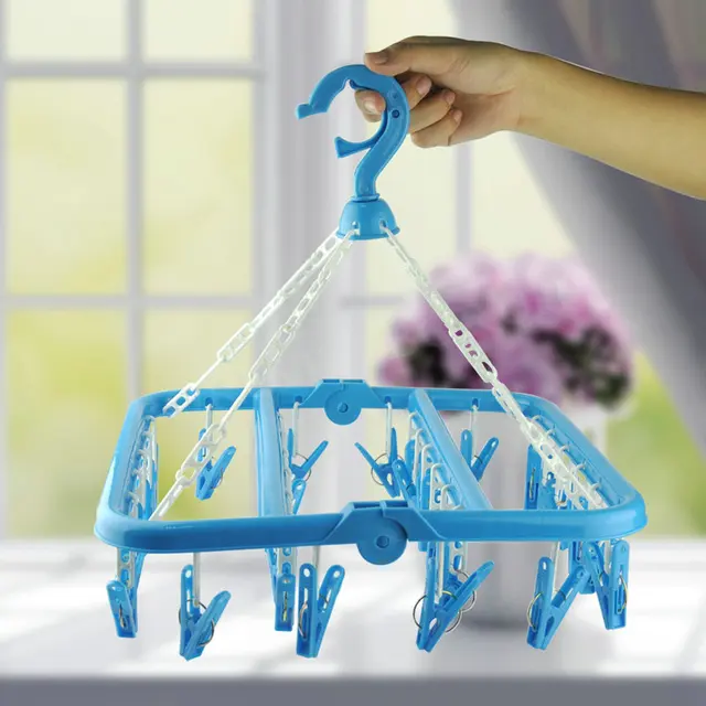 Buy Plastic 32 Clips Socks Shorts Underwear Bra Drying