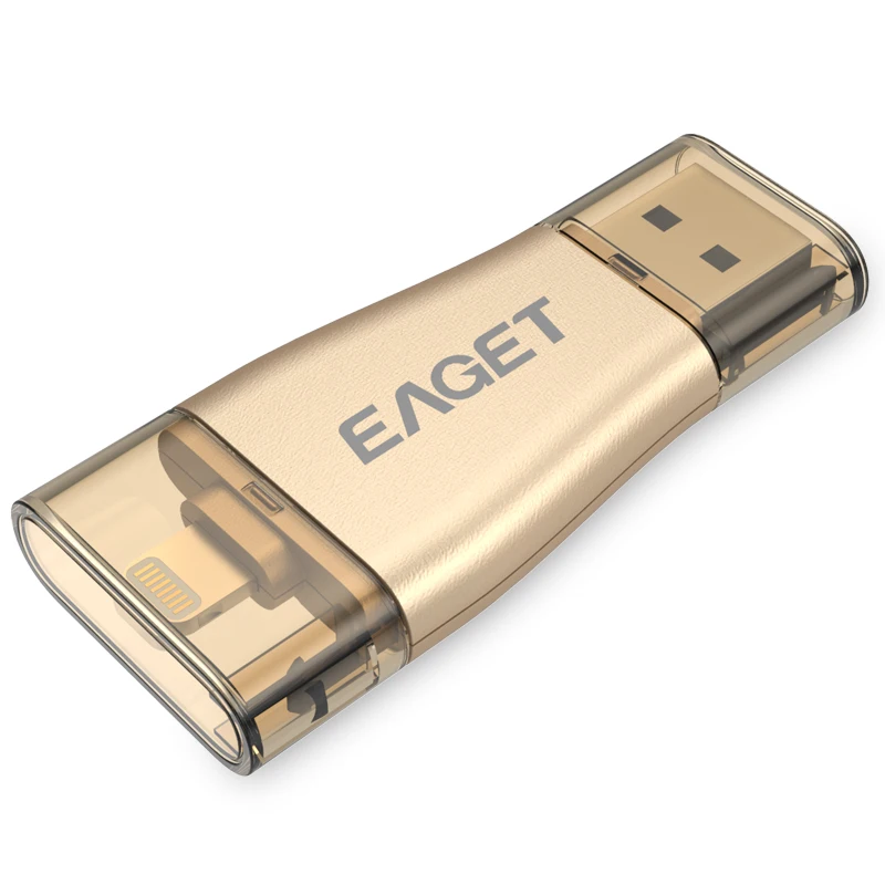 EAGET I50 для iPhone OTG USB 3,0 флеш-накопители 128 Гб 64 ГБ 32 ГБ Расширение емкости для iPhone/iPad/iPod, микро-флеш-накопитель для ПК/MAC