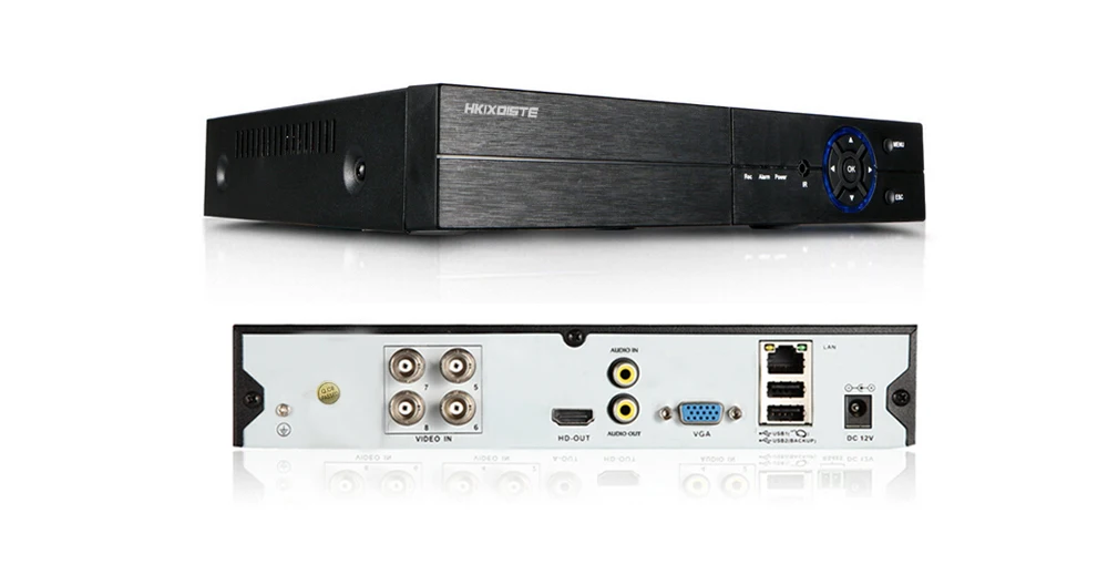 DVR背面展示4CH