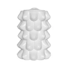 Грудь органная Ваза Чистая Цветочная композиция красота тело контейнер трехмерный горшок для хранения Бутылка Чистая Белая Керамика ремесло