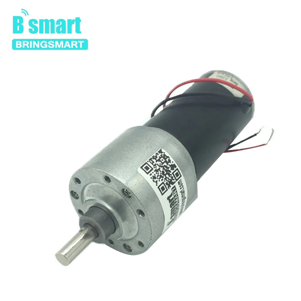 

Bringsmart Mino Electric Gear High Torque DC Motor 12V 24V Permanent Magnet Motor Reduction High Speed 4-1270rpm JGB37-3157