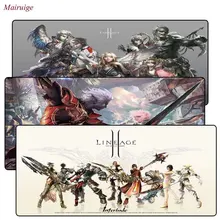 Mairuige lineage 2 Экстра большой коврик для мыши игровой коврик для мыши Противоскользящий коврик для игровой мыши из натурального каучука с запирающим краем для CSGO