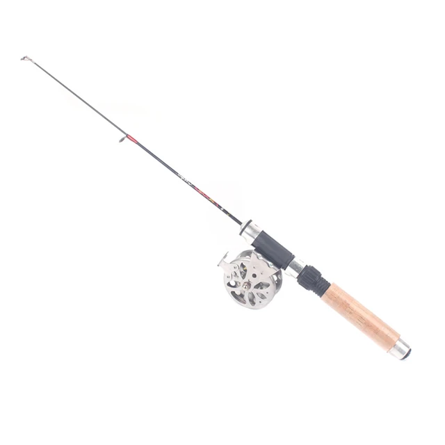 65cm Telescoping Carbon Ice Fishing Rod Baitcasting Rod Spinning