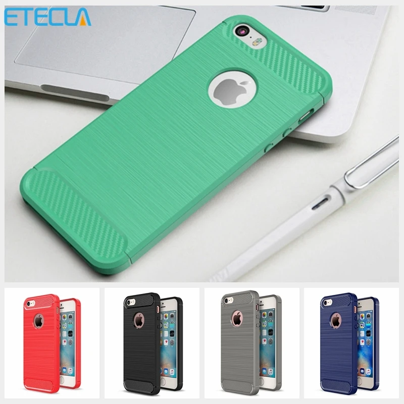 

For Iphone 5 Case Iphone 5s Cover On For Iphone Se I5 I Phone5 Ipone 5 Premium Original Silicone Hybrid Protective Soft Shell
