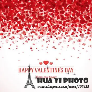 

5x5ft Valentine's day backdrop Art fabric newborn&pet photography backdrop Floral Pattern background D-1568