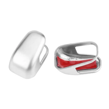 

Hook 1 Pair Silver Cover Trim For Mercedes Benz E Class W212 W213 S Class W222 3.2*2cm Hot Stock