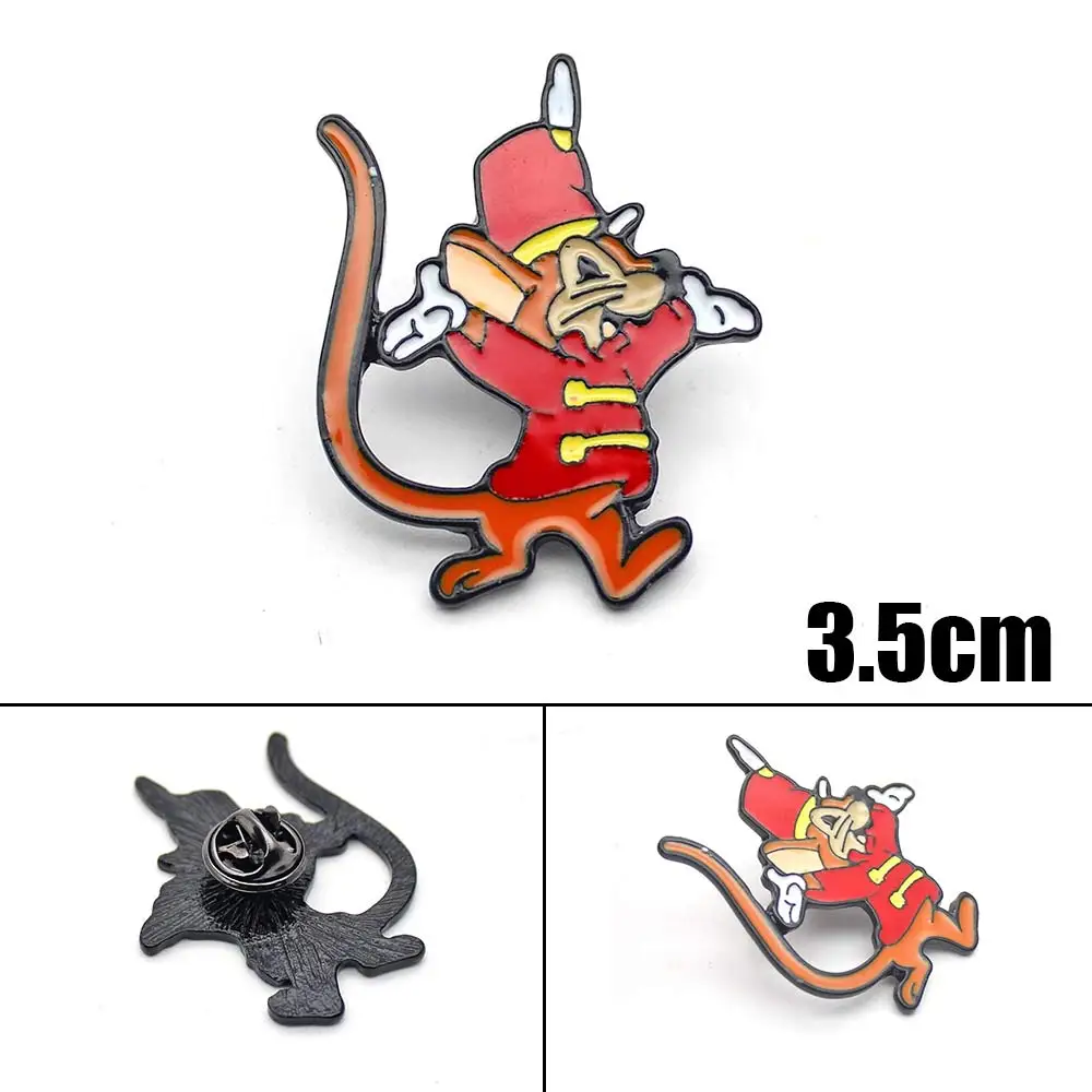 

Anime Dumbo Badge Pin Timothy Tamias Cartoon Symbol Metal Enamel Lapel Brooch Chest Button Cosplay Collection Ornament Jewelry