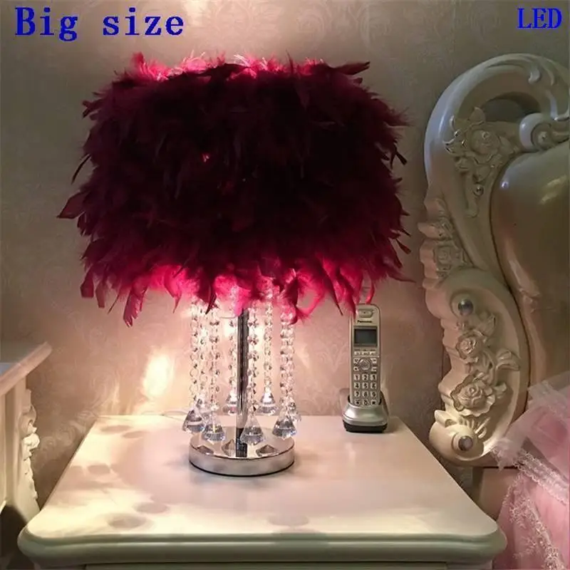 Number 7 Candeeiro Lampe Chevet Chambre Mariage Nachttischlampe Европейская лампа Luminaria De Mesa демисезонный прикроватный светильник - Цвет абажура: Number 7