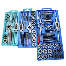 SHE.K Tap and Die Set M3-M12 Screw Thread Metric Plugs Taps & Tap Wrench 12pcs 20pcs 40pcs Alloy Steel Metric Tap Die Tools sets цена SHE.K Tap and Die Set M3-M12 Screw Thread Metric Plugs Taps & Tap Wrench 12pcs 20pcs 40pcs Alloy Steel Metric Tap Die Tools sets цены онлайн