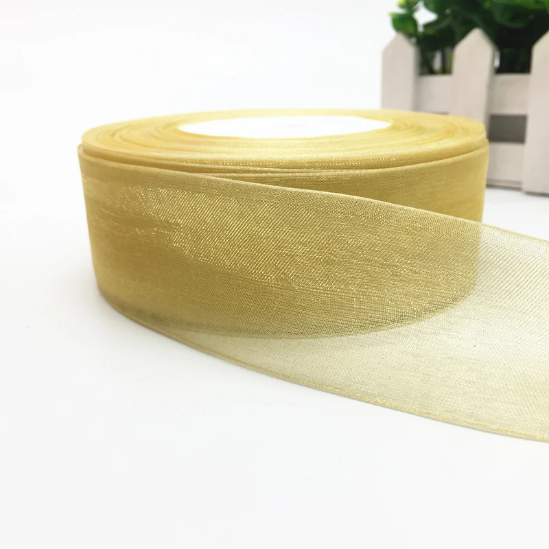 Лента для украшения свадебной вечеринки 5 ярдов 38 мм|organza ribbon|handmade ribbonribbons for gifts |