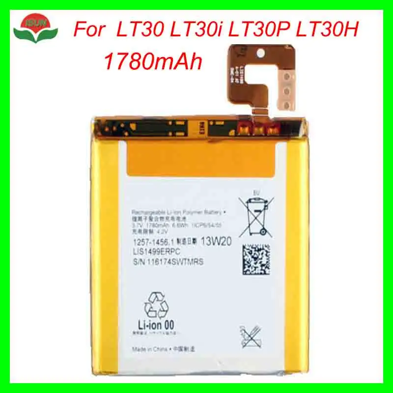 Аккумулятор ISUNOO 1780 мАч для SONY Ericsson Xperia T LT30 LT30i LT30P LT30H LIS1499ERPC сменные батареи |