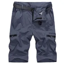 Новое поступление летние популярные мужские шорты из полиэстера мужские быстросохнущие прямые Большие размеры Повседневная крутая одежда брендовые шорты