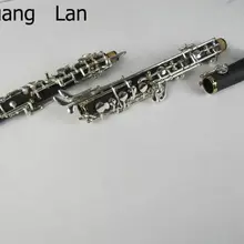 Профессиональный композитный деревянный концертный полуавтоматический гобой, Золотой/Серебряный двухтонный Ckey