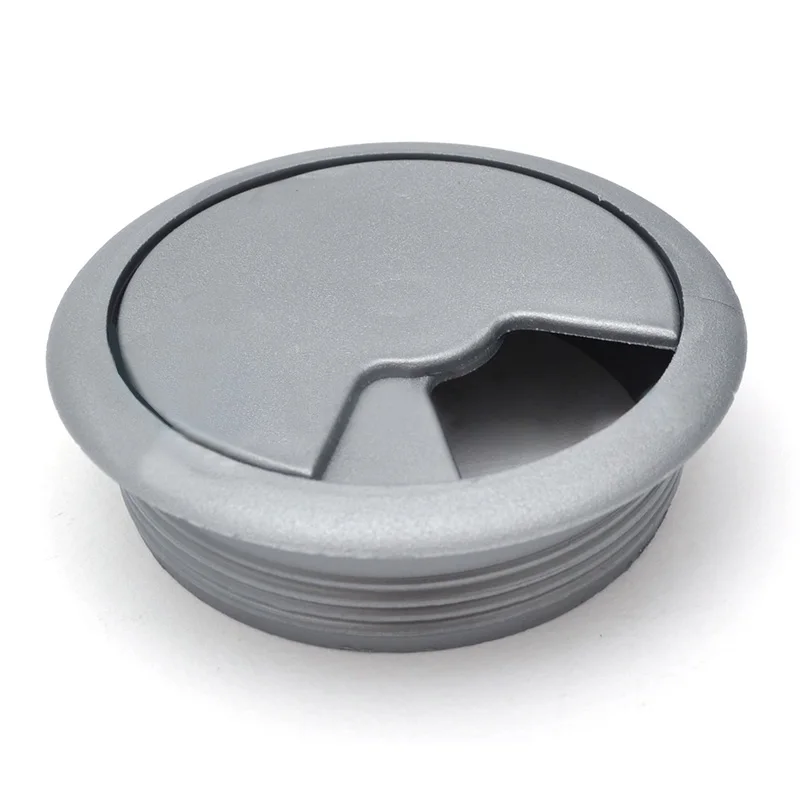 

60/80mm PC Computer Desk Table Plastic Grommet Cable Tidy Wire Hole Cover Newly