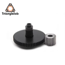 Trianglelab 3d принтер RepRap Titan экструдер запасных частей передач хобб (закаленная Сталь) и шаговый двигатель MK8 Prusa i3