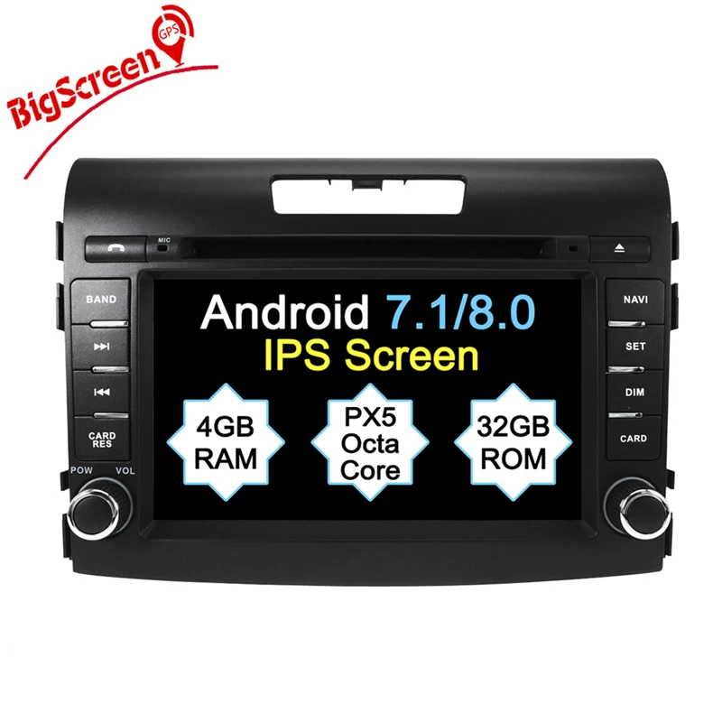Flash Deal The Newest Android8.0 7.1 8 Core Car CD DVD Player GPS Navigation For Honda CRV 2012-2016 Autoradio Recoder Stereo headunit WIFI 2