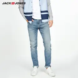 JackJones для мужчин Летние импортные стрейч Slim Fit джинсы для женщин Бизнес повседневное стрейч классические мотобрюки джинсовые штаны мужс