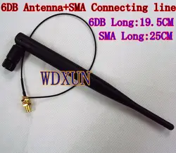 6 дБи RP-SMA двухдиапазонный Wi Fi antenas + SMA 3g телевизионные антенны 6DB 8DB 9DB wlan-антенна WWAN карты