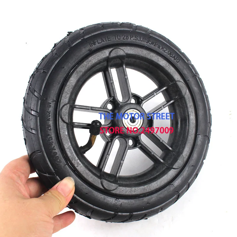 

200x45 Inflated Wheel and hub and inner tire For E-twow S2 Scooter M8 M10 Pneumatic Wheel 8" Scooter Wheelchair Air Wheel