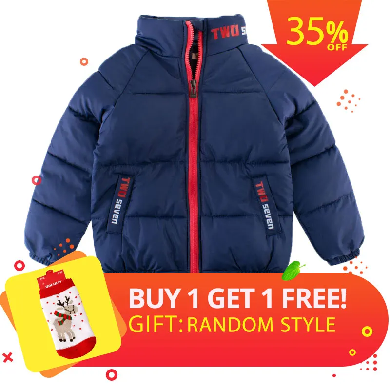 

Korean Children's Clothing Kid's Cotton Coat Boys Coat Thick Warm Clothes For Boys110-160cm Boys Winter Jacket Children Outwear