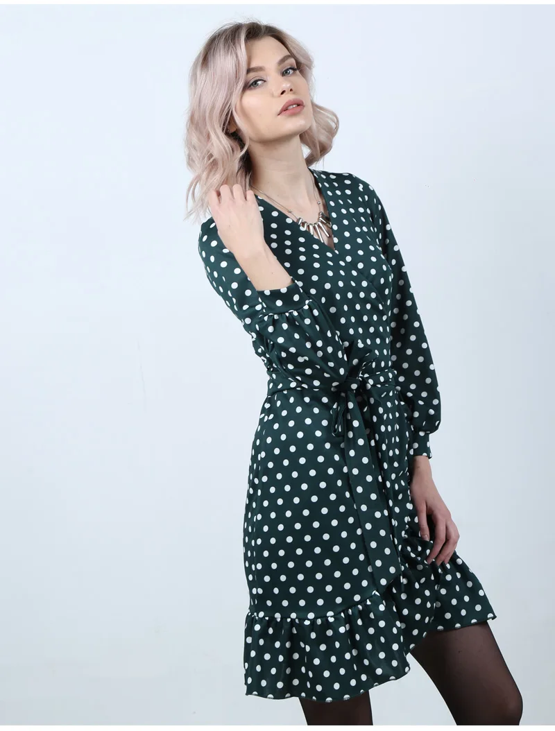 C020XQ-Women-Polka-Dot-Blue-Green-Wrap-Dress_04