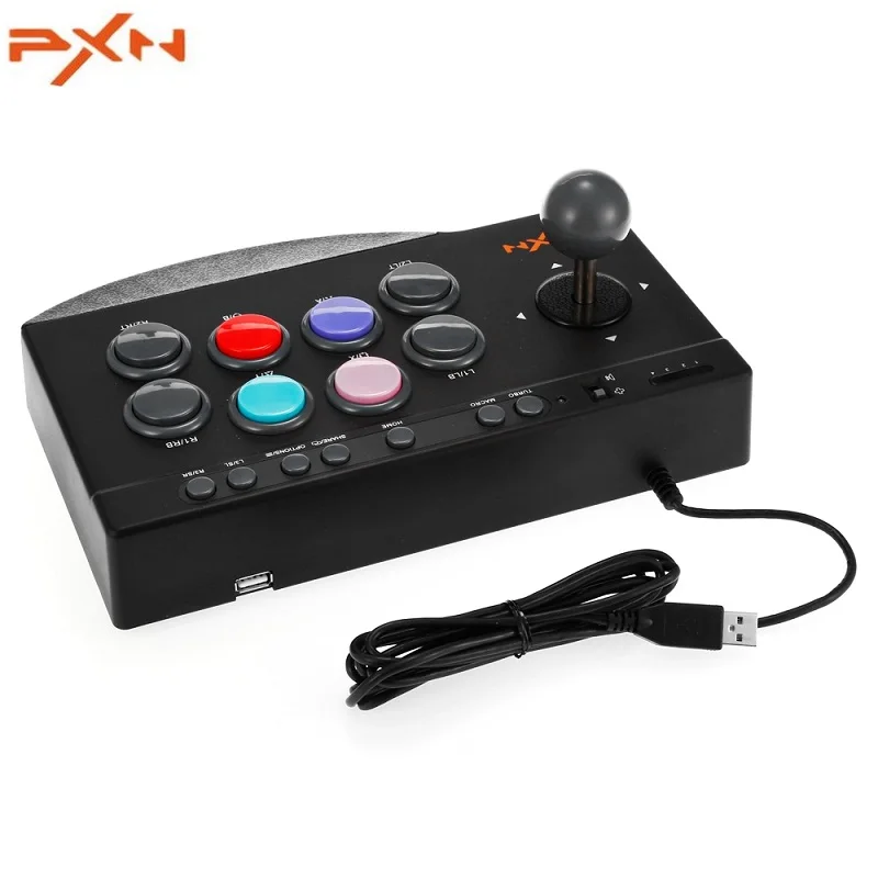 PXN 0082 Switch fightstick Game Joystick Wired USB Rocker Gampad Gaming