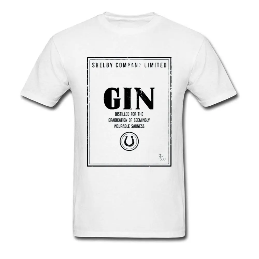 PEAKY BLINDERS GIN Мужская футболка Шелби компания ограниченная 2019 модная с логотипом на